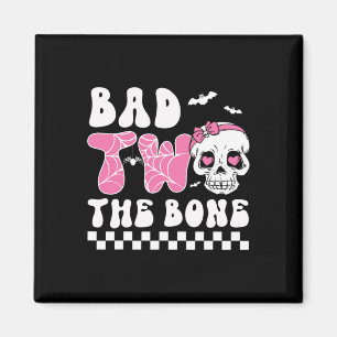 D Two The Bone Birthday Toddler Halloween Birthday Magnet
