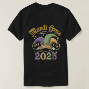 DA116-Mardi Gras 2025 Jester Crown Festival T-Shirt