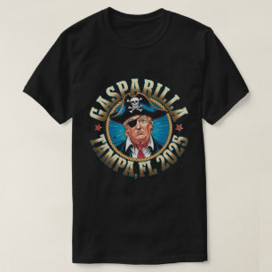 DA132 - 2025 Gasparilla Tampa FL Captain Pirate T-Shirt