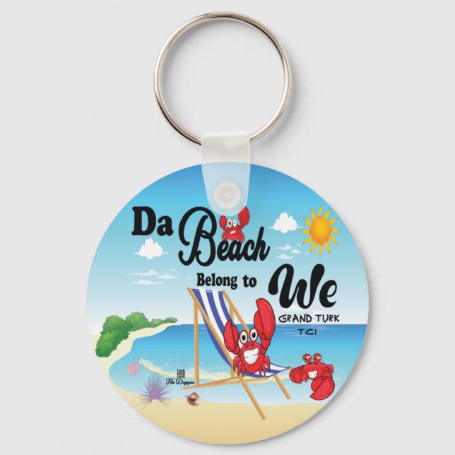 Da Beach Keychain (Front)
