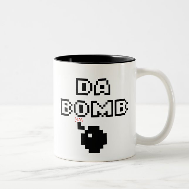 Da Bomb Two-Tone Coffee Mug (Right)