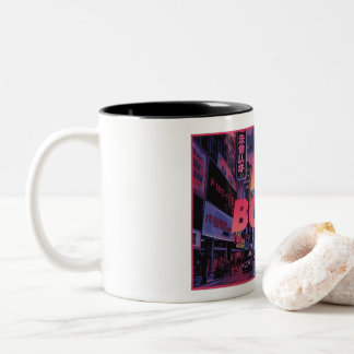 DA BOMB Vaporwave Mug – Retro Neon Aesthetic Cup