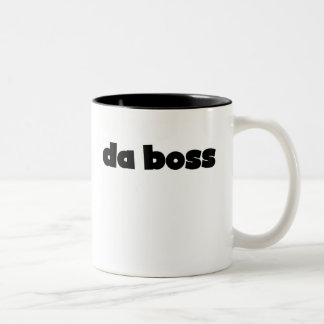 Da Boss Two-Tone Coffee Mug