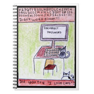 DA CatToon #4 - Cat Hackers  Notebook