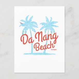 Da Nang Beach Vintage Faded Postcard