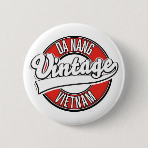 Da Nang vietnam retro logo 6 Cm Round Badge
