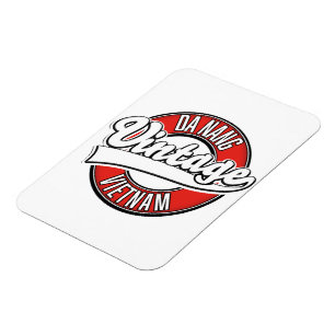 Da Nang vietnam retro logo Magnet