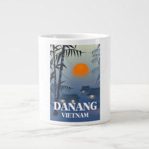 Da Nang Vietnam Travel poster Large Coffee Mug