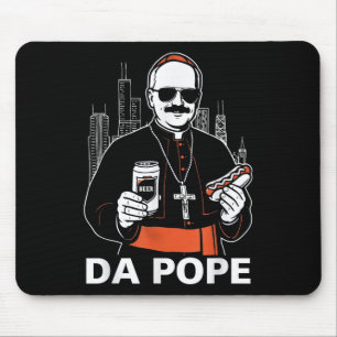 Da Pope America Pope Leo Xiv  Mouse Pad