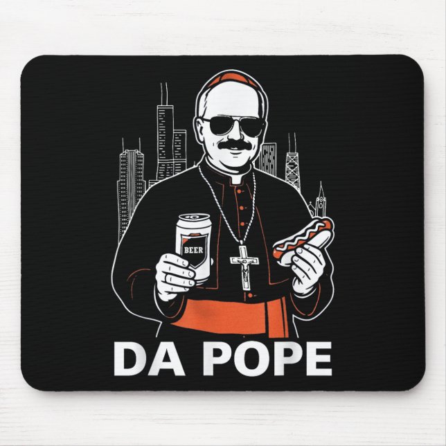 Da Pope America Pope Leo Xiv  Mouse Pad (Front)