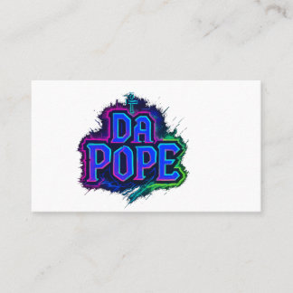 Da Pope Business Card Design