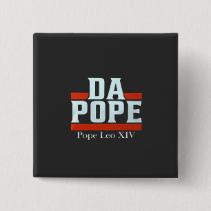 Da Pope From America Chicago Pope Leo XIV Provost 15 Cm Square Badge