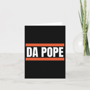 Da Pope From America Chicago Pope Leo Xiv Provost  Card