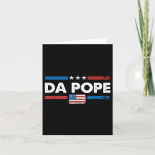Da Pope From America Chicago Pope Leo Xiv Provost  Card