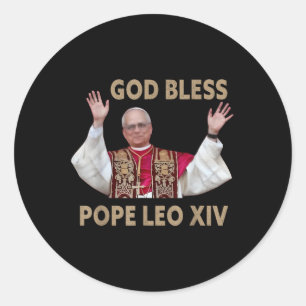 Da Pope From America Chicago Pope Leo Xiv Provost Classic Round Sticker