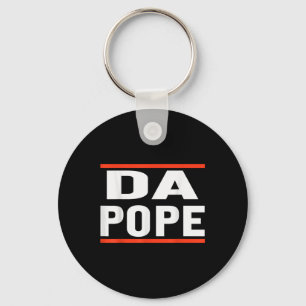 Da Pope From America Chicago Pope Leo Xiv Provost Key Ring