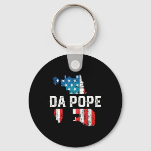 Da Pope From America Chicago Pope Leo Xiv Provost Key Ring