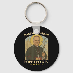 Da Pope From America Chicago Pope Leo Xiv Provost Key Ring