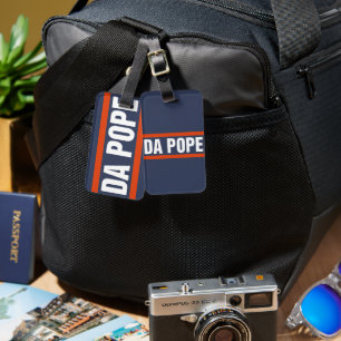 Da Pope From America Chicago Pope Leo XIV Provost Luggage Tag