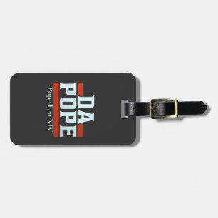 Da Pope From America Chicago Pope Leo XIV Provost Luggage Tag
