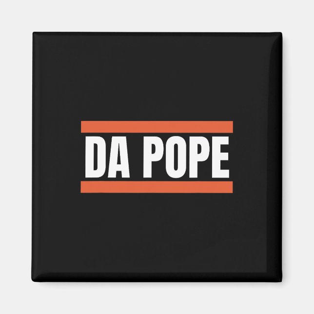 Da Pope From America Chicago Pope Leo Xiv Provost  Magnet (Front)