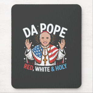Da Pope From America Chicago Pope Leo XIV Provost  Mouse Pad