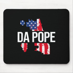 Da Pope From America Chicago Pope Leo Xiv Provost Mouse Pad