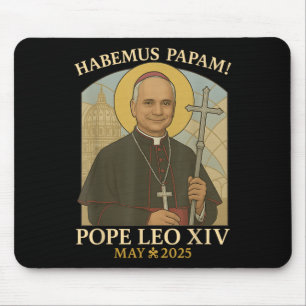 Da Pope From America Chicago Pope Leo Xiv Provost Mouse Pad