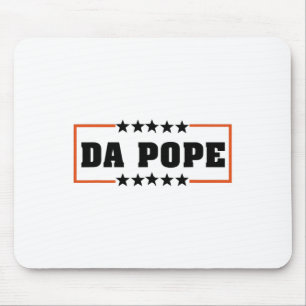 Da Pope From America Chicago Pope Leo Xiv Provost Mouse Pad