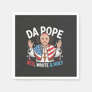 Da Pope From America Chicago Pope Leo XIV Provost Napkin