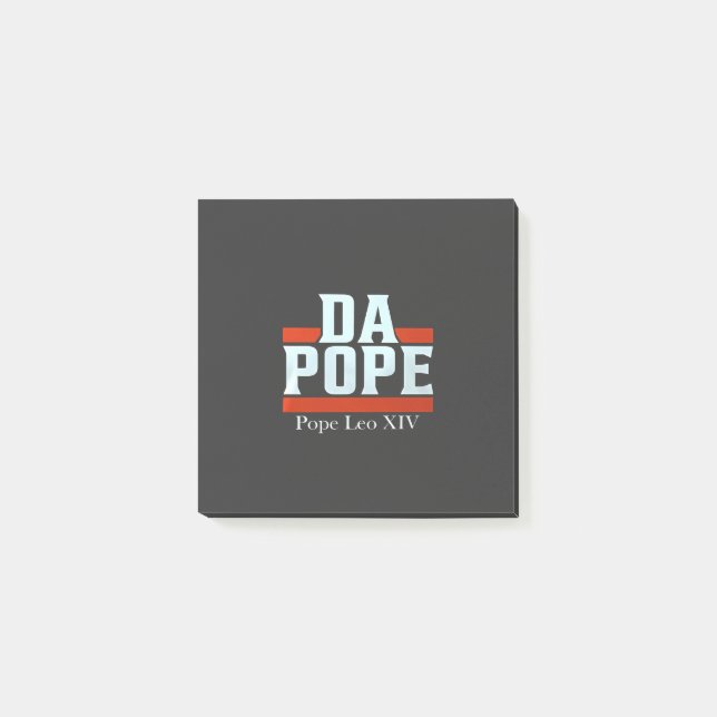 Da Pope From America Chicago Pope Leo XIV Provost  Post-it Notes (Front)