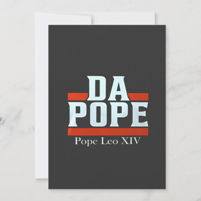Da Pope From America Chicago Pope Leo XIV Provost  Save The Date (Front)