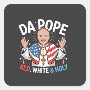 Da Pope From America Chicago Pope Leo XIV Provost Square Sticker