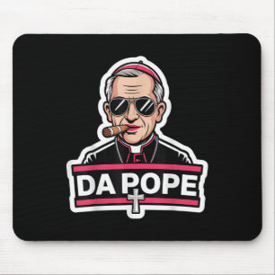 Da Pope Leo Xiv Christian Pope Robert Prevost Funn Mouse Pad