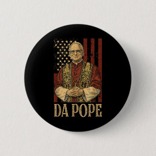 Da Pope Leo Xiv New Pope Funny Humour Men Women 6 Cm Round Badge