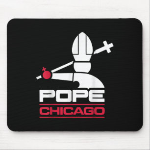 Da Pope Leo Xiv Shirt Chicago Baseball  Mouse Pad
