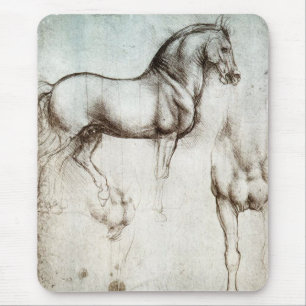 Da Vinci Horse Mouse Pad