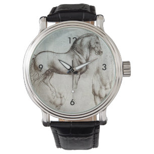 Da Vinci Horse Study Renaissance Sketch Fine Art Watch