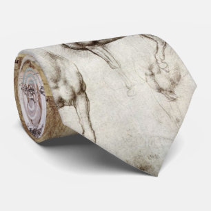 Da Vinci Horses Tie