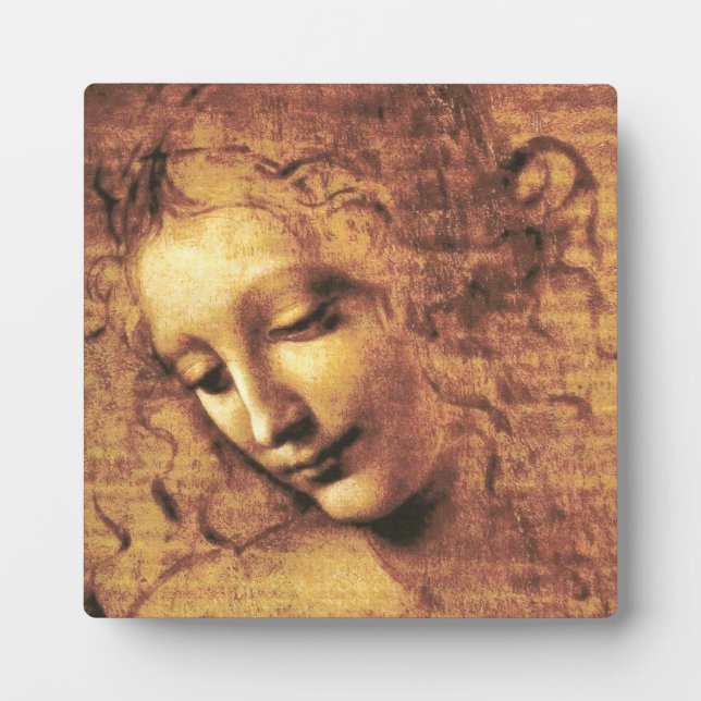 Da Vinci La Scapigliata Plaque (Front)