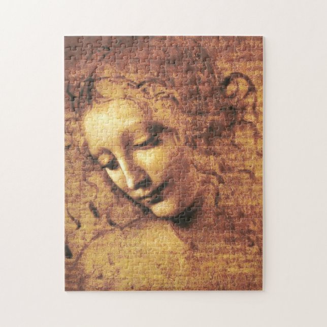 Da Vinci La Scapigliata Puzzle (Vertical)
