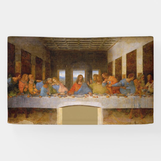 Da Vinci Last Supper Fine Art Classic Banner (Horizontal)