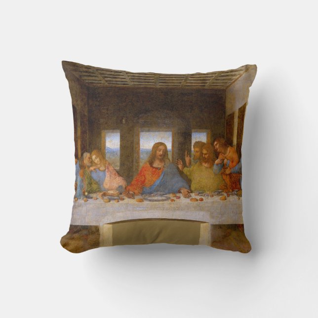 Da Vinci Last Supper Fine Art Classic Cushion (Front)
