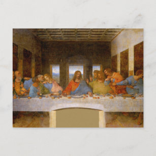 Da Vinci Last Supper Fine Art Classic Postcard