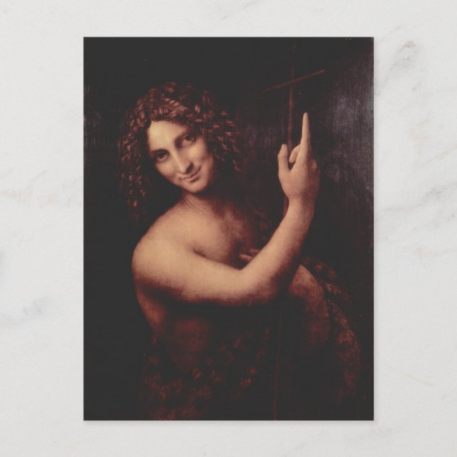 Da Vinci, Leonardo - St. John the Baptist Postcard (Front)