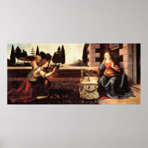 Da Vinci, Leonardo - The Annunciation Poster