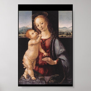 DA VINCI MADONNA AND CHILD POSTER