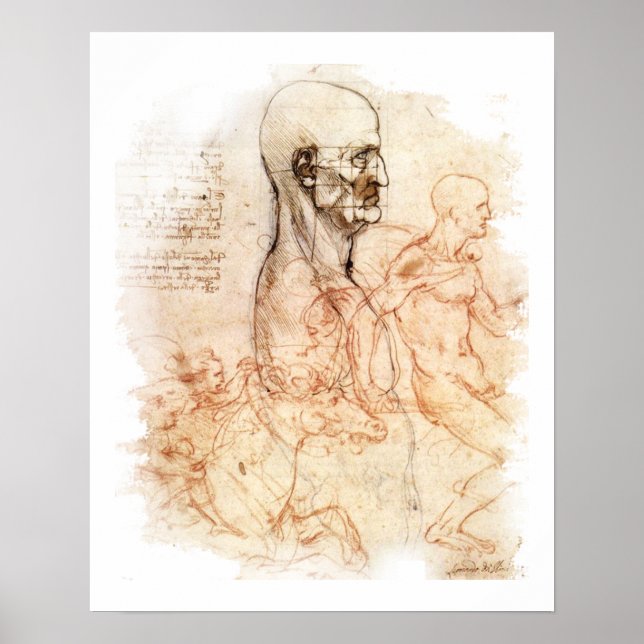 da Vinci - Man and Horse Poster (Front)