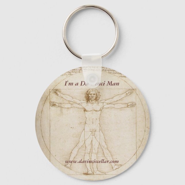 Da Vinci Man Key Chain 1 (Front)