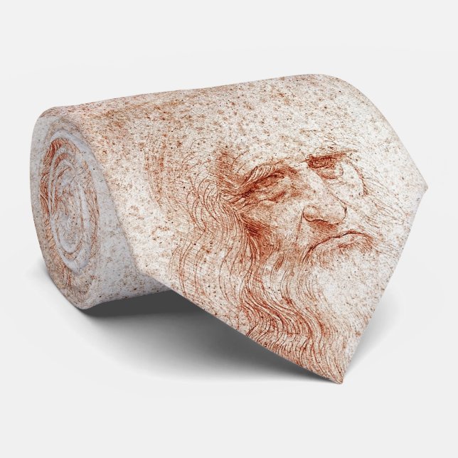Da Vinci Masterpiece Necktie (Rolled)